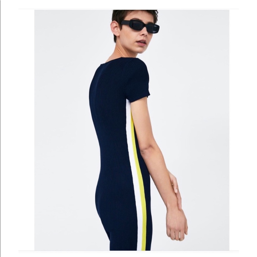 ZARA T-shirt Ribbed Dress